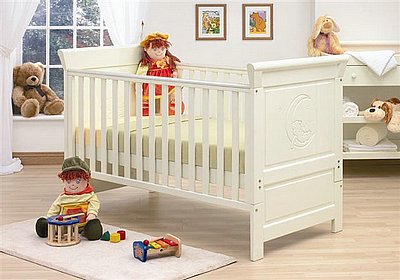 DROPSIDE TUTTIBAMBINI ALICANTE COT BED + FREE MATTRESS